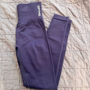 DFYNE Women's Navy Leggings